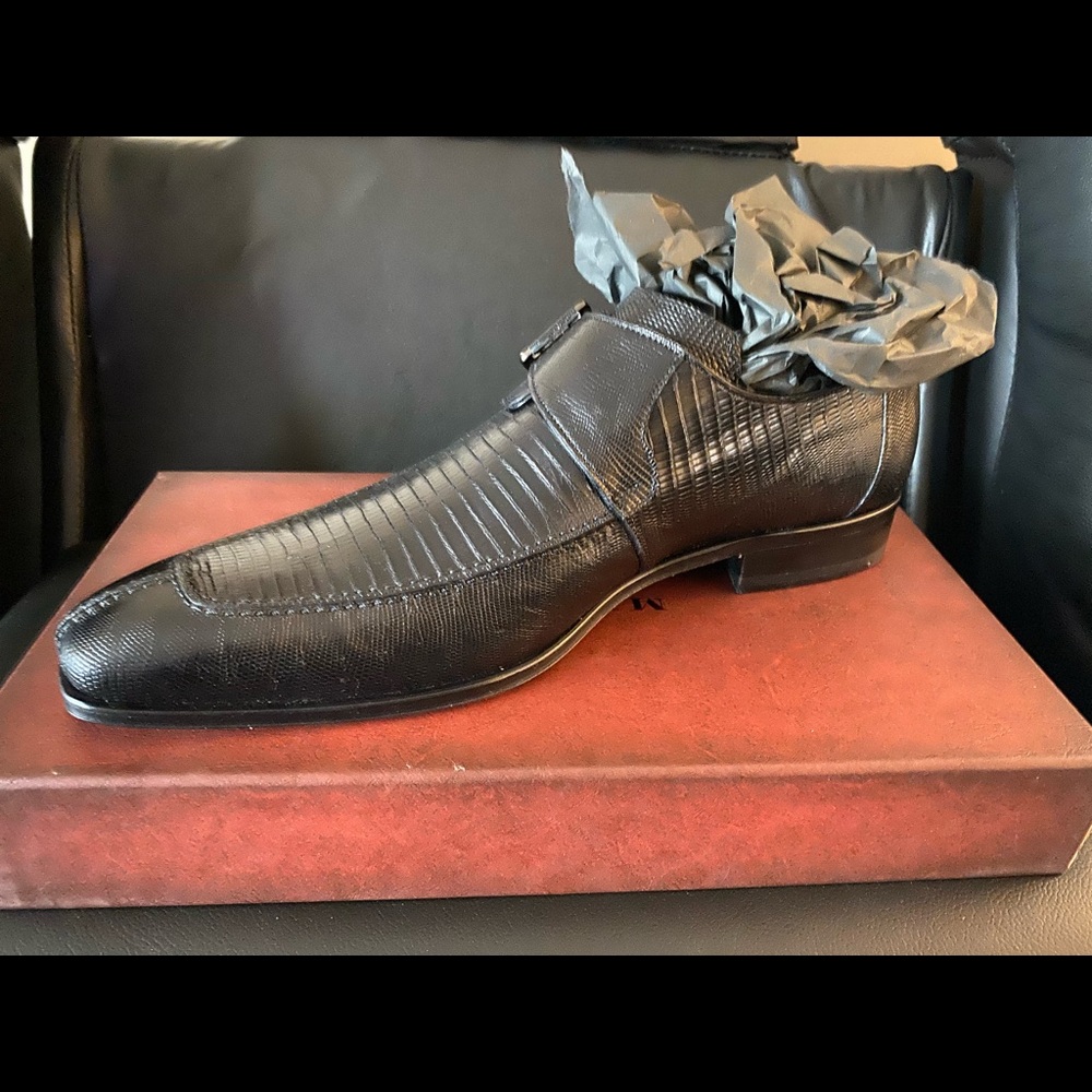 Mezlan Genuine Lizard Loafers